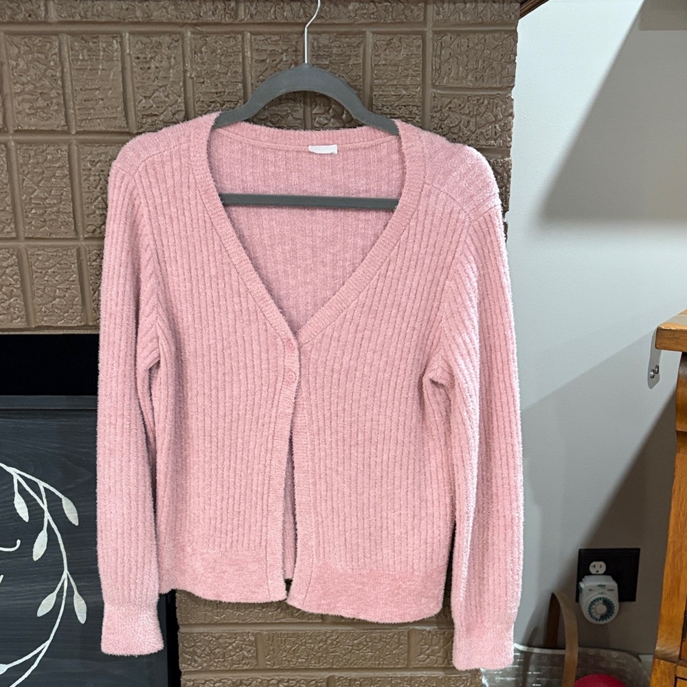 Abercrombie and Fitch Pink Cardigan Girls Sweater*